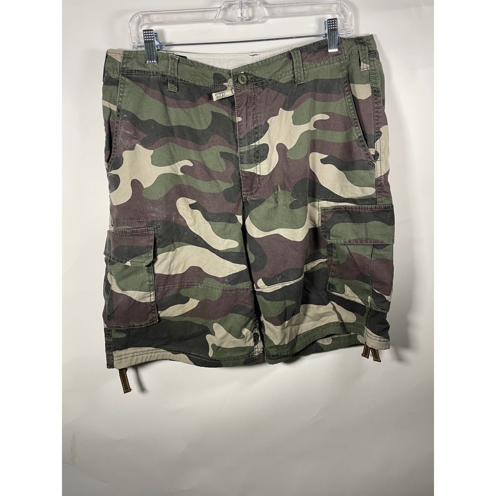 U.S. Vintage Camo‎ Cargo Shorts Mens Medium Military Casual Outdoor Baggy